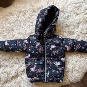 H&M girls puffer jacket